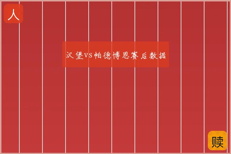 汉堡vs帕德博恩赛后数据
